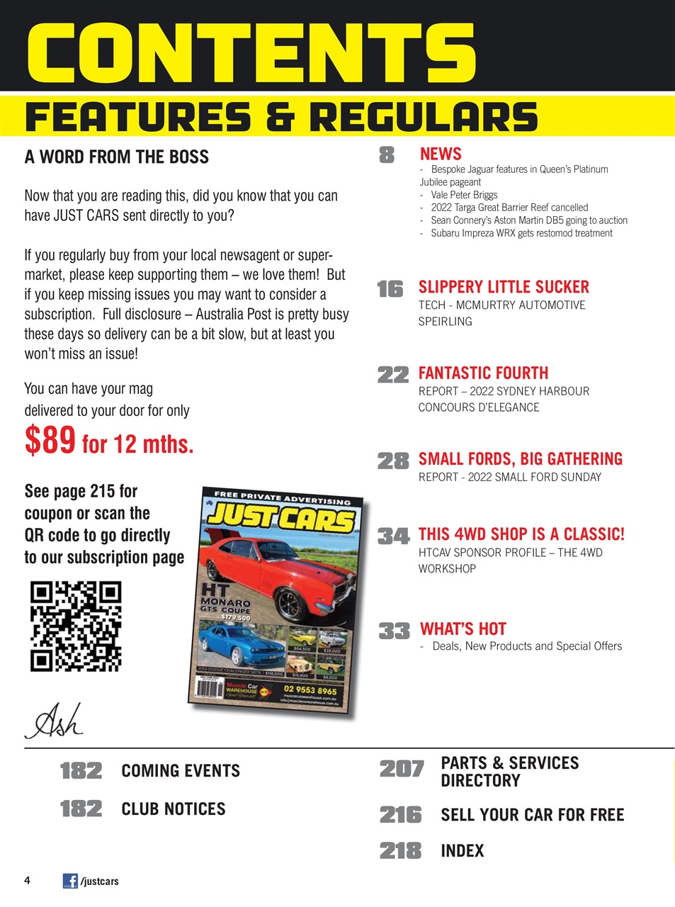 JUST CARS Preview Pages
