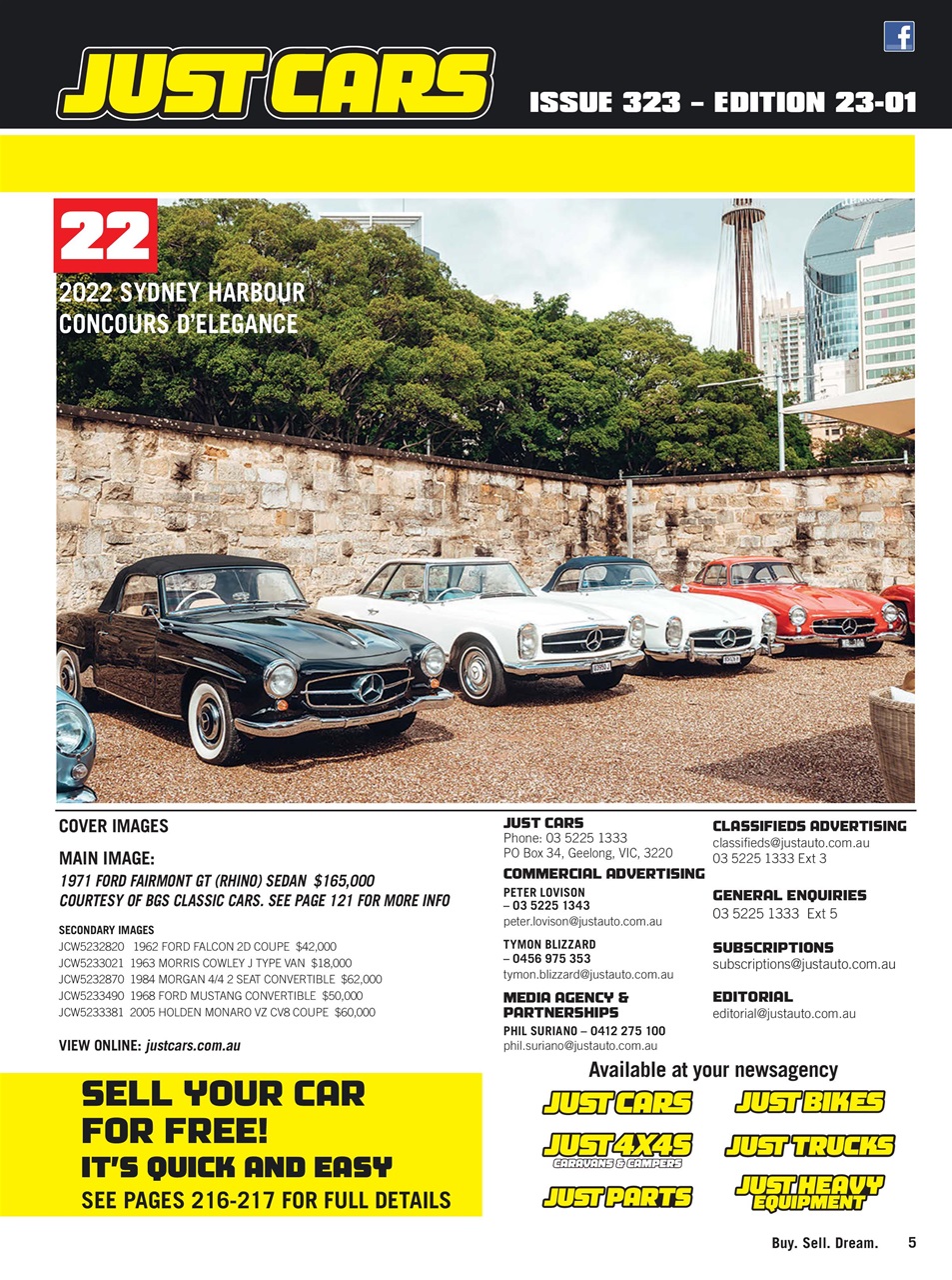 JUST CARS Preview Pages