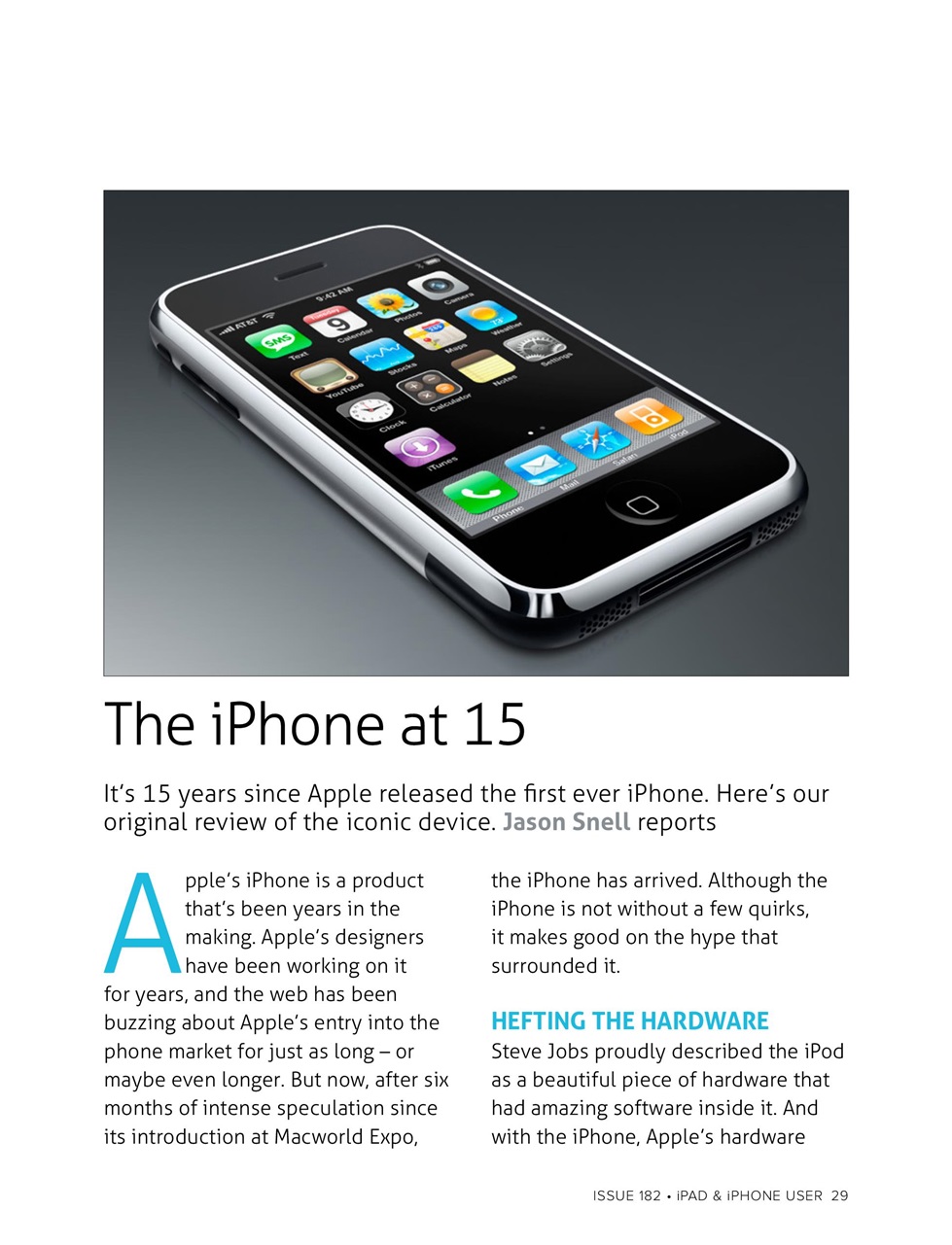 iPad and iPhone User Preview Pages