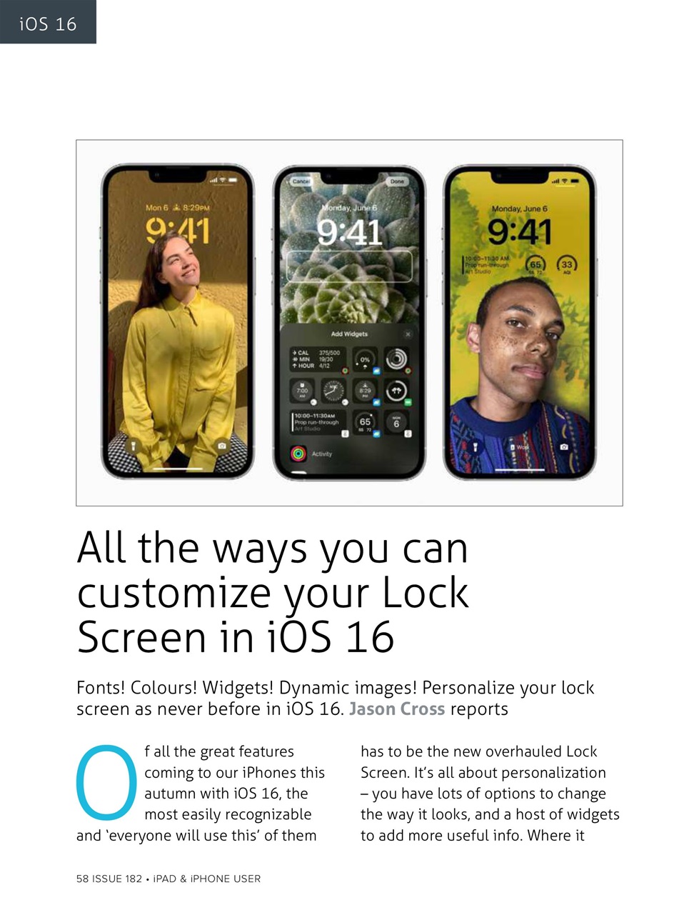 iPad and iPhone User Preview Pages