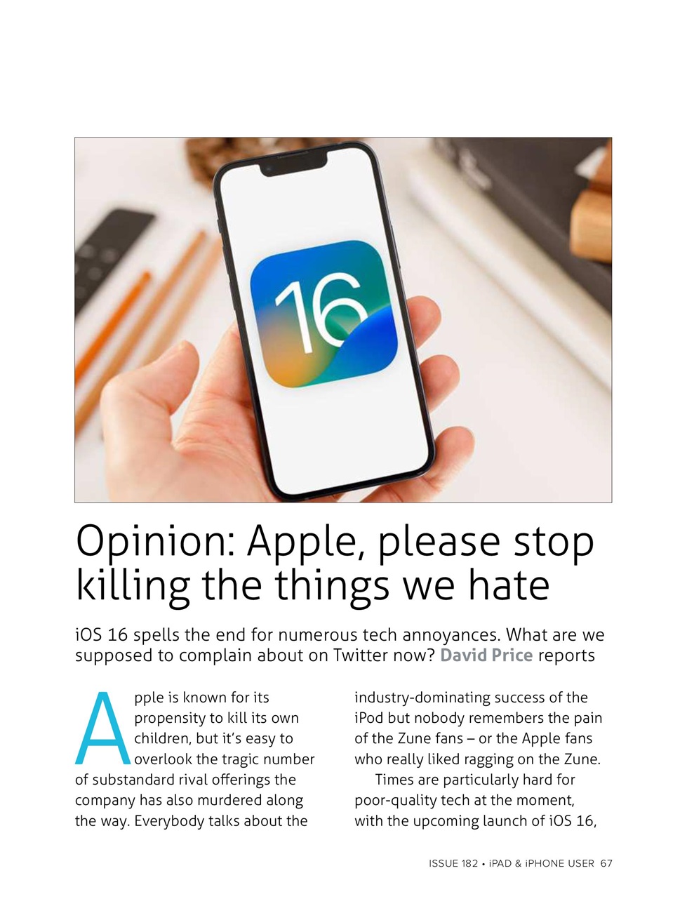 iPad and iPhone User Preview Pages