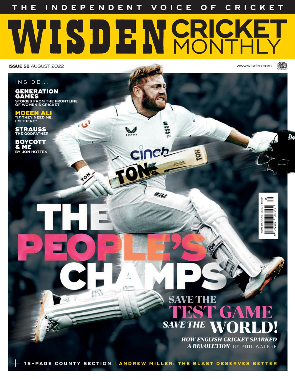 Wisden Cricket Monthly Preview Pages