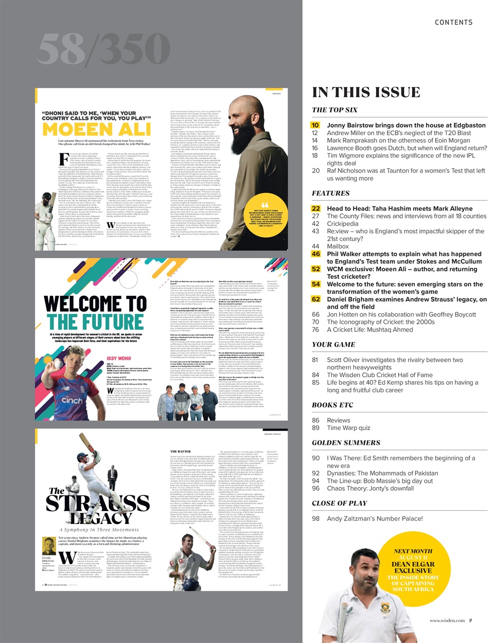 Wisden Cricket Monthly Preview Pages