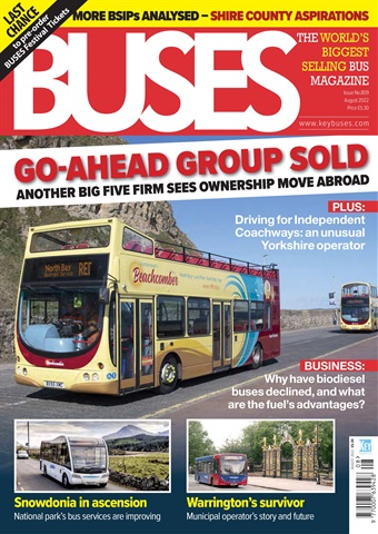 Buses Magazine issue August 2022