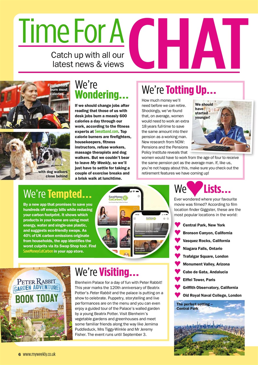 My Weekly Preview Pages