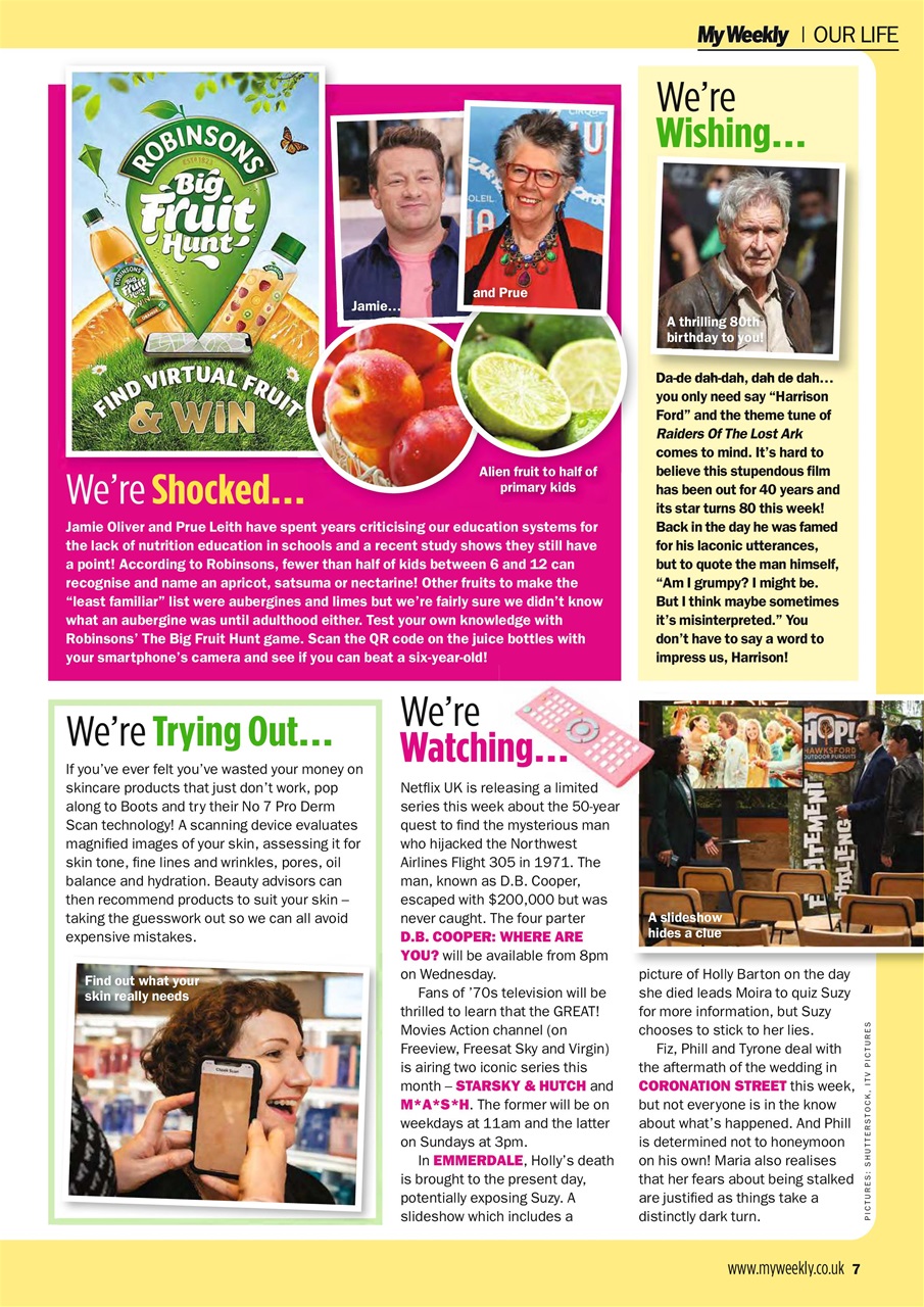 My Weekly Preview Pages