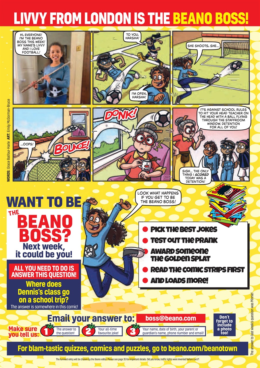 Beano Preview Pages