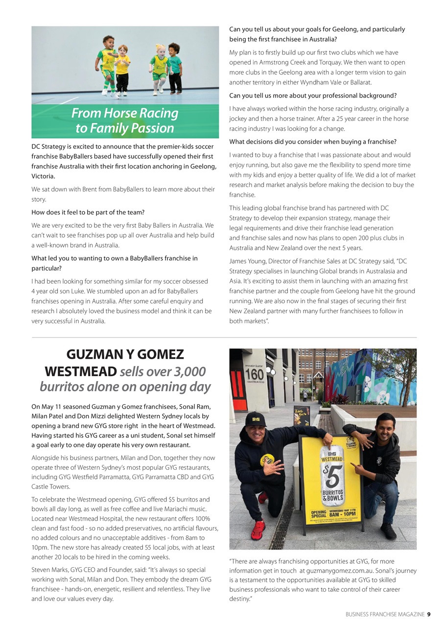 Business Franchise Australia&NZ Preview Pages