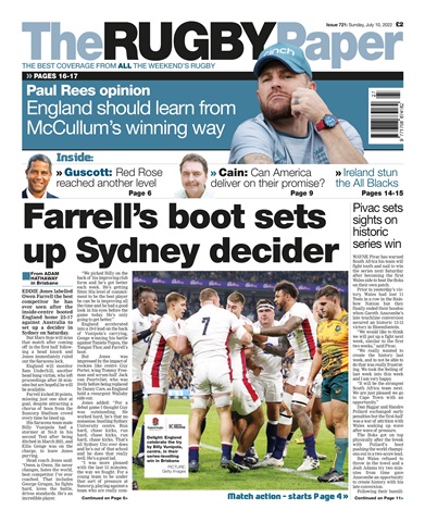 The Rugby Paper issue 10 Jul 2022