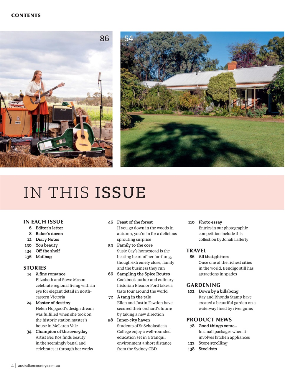 Australian Country Preview Pages