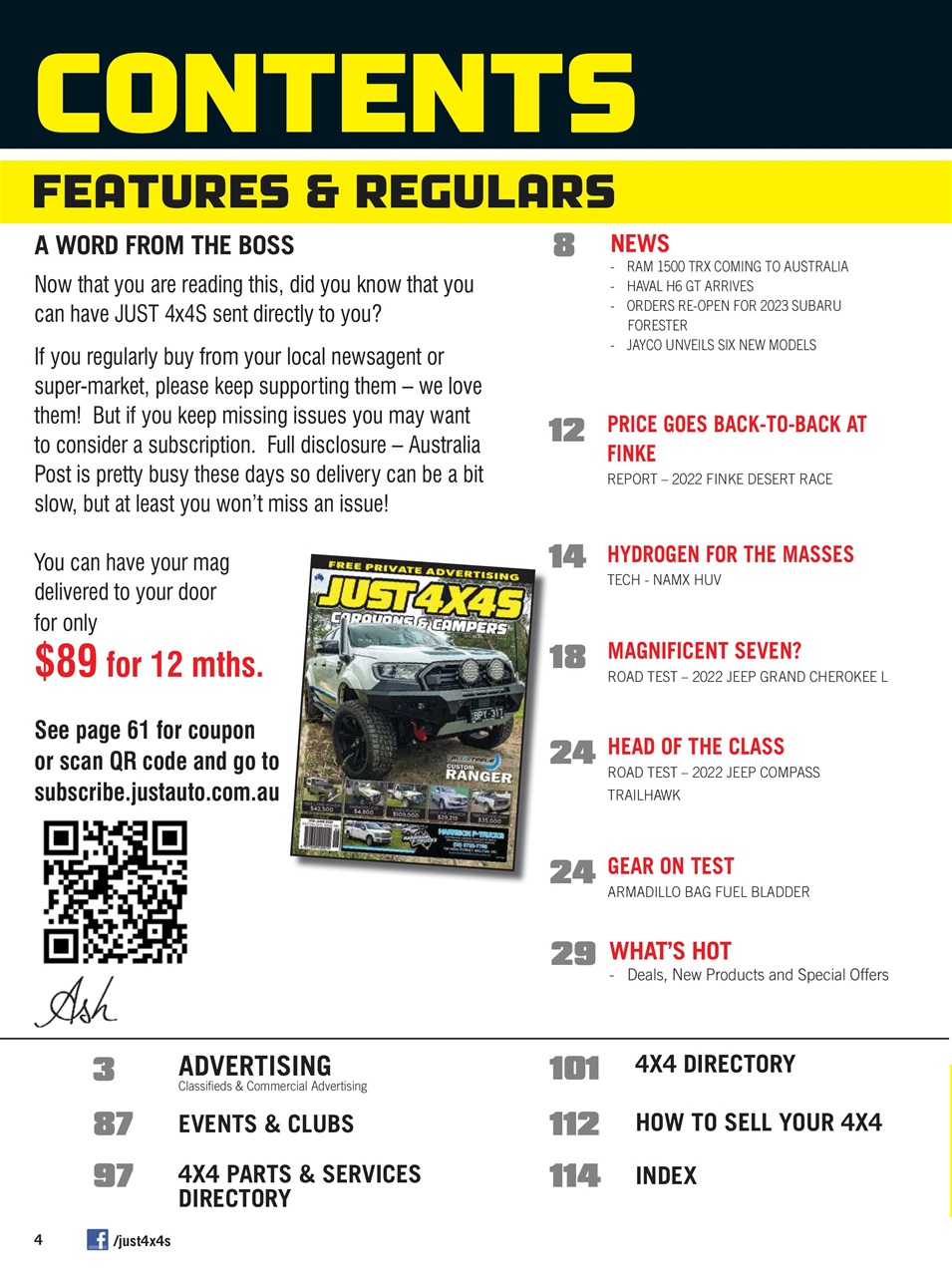 JUST 4X4S Preview Pages