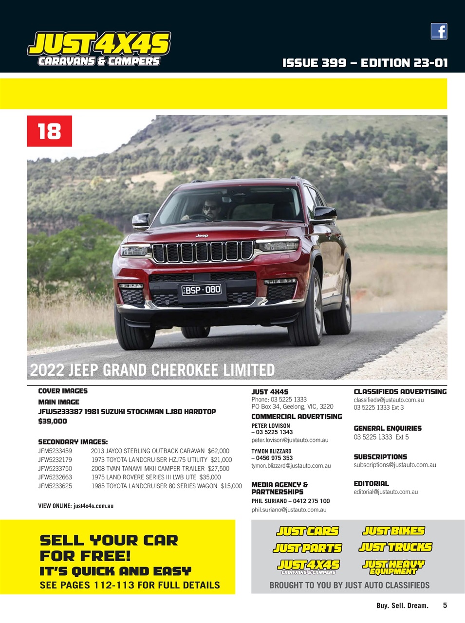 JUST 4X4S Preview Pages