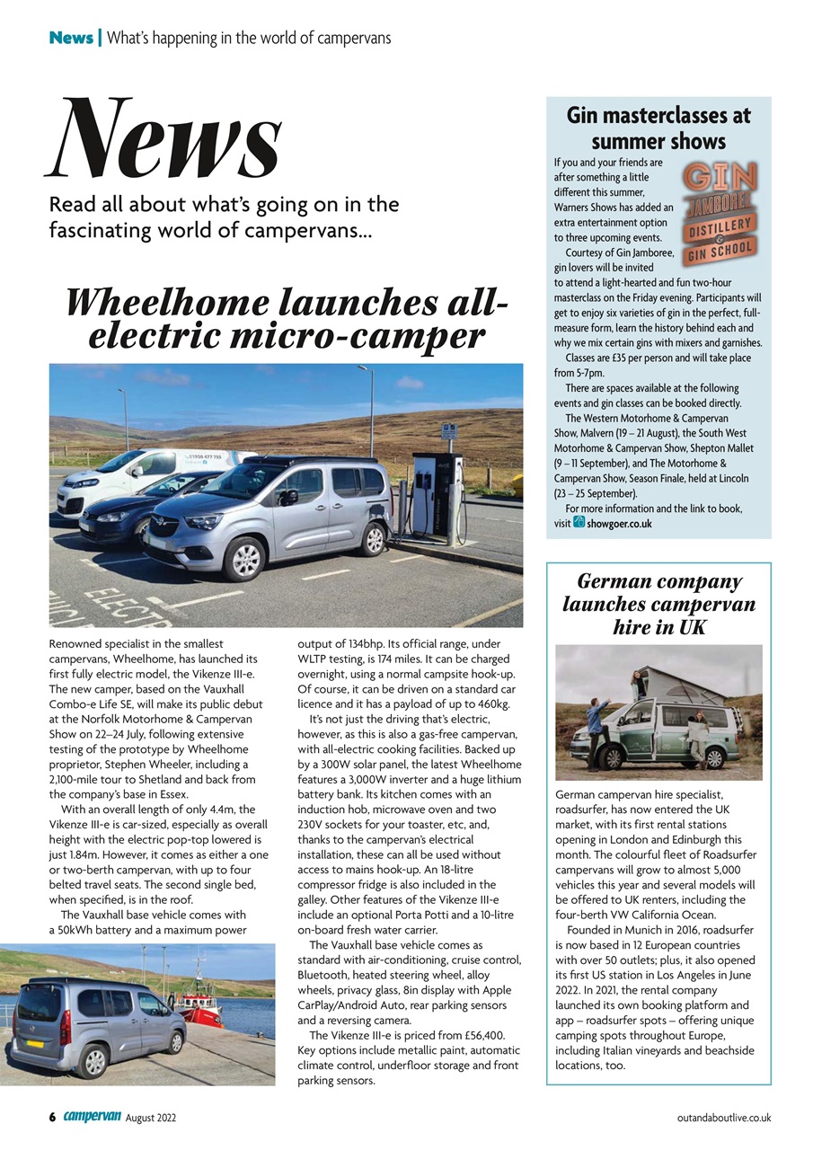 Campervan Preview Pages