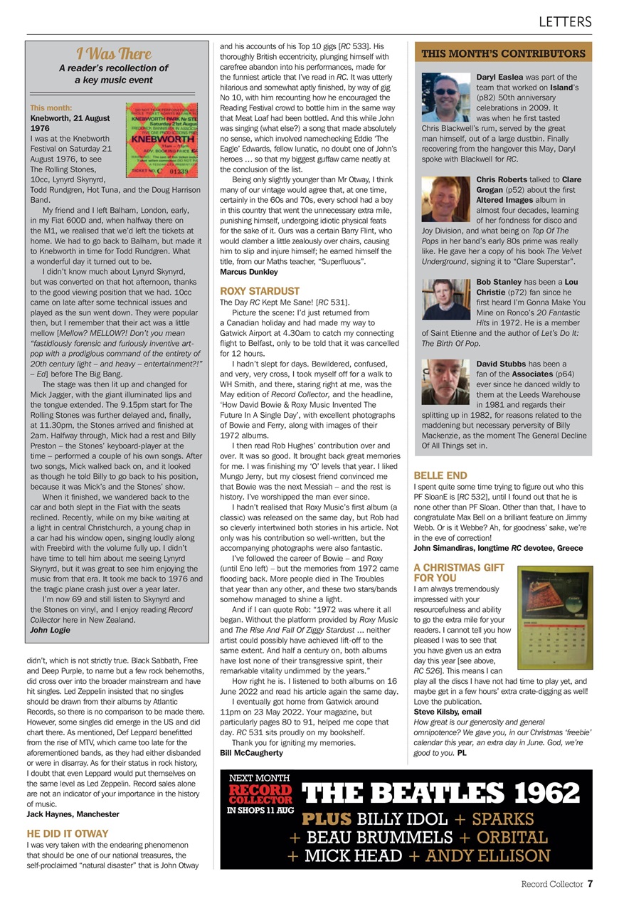 Record Collector Preview Pages