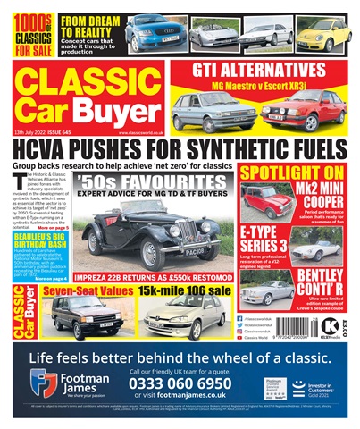 Classic Car Buyer issue July 13- 2022