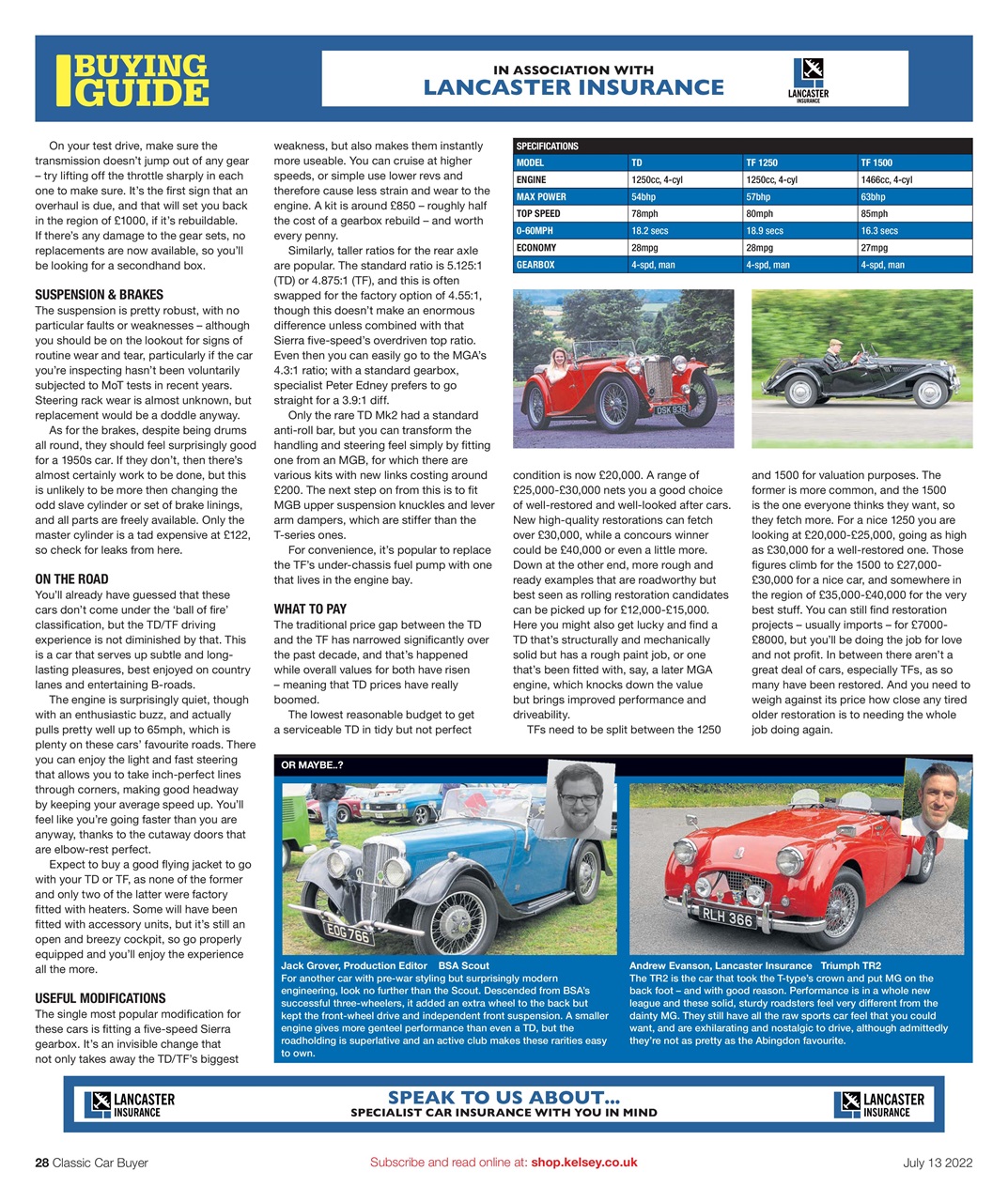 Classic Car Buyer Preview Pages