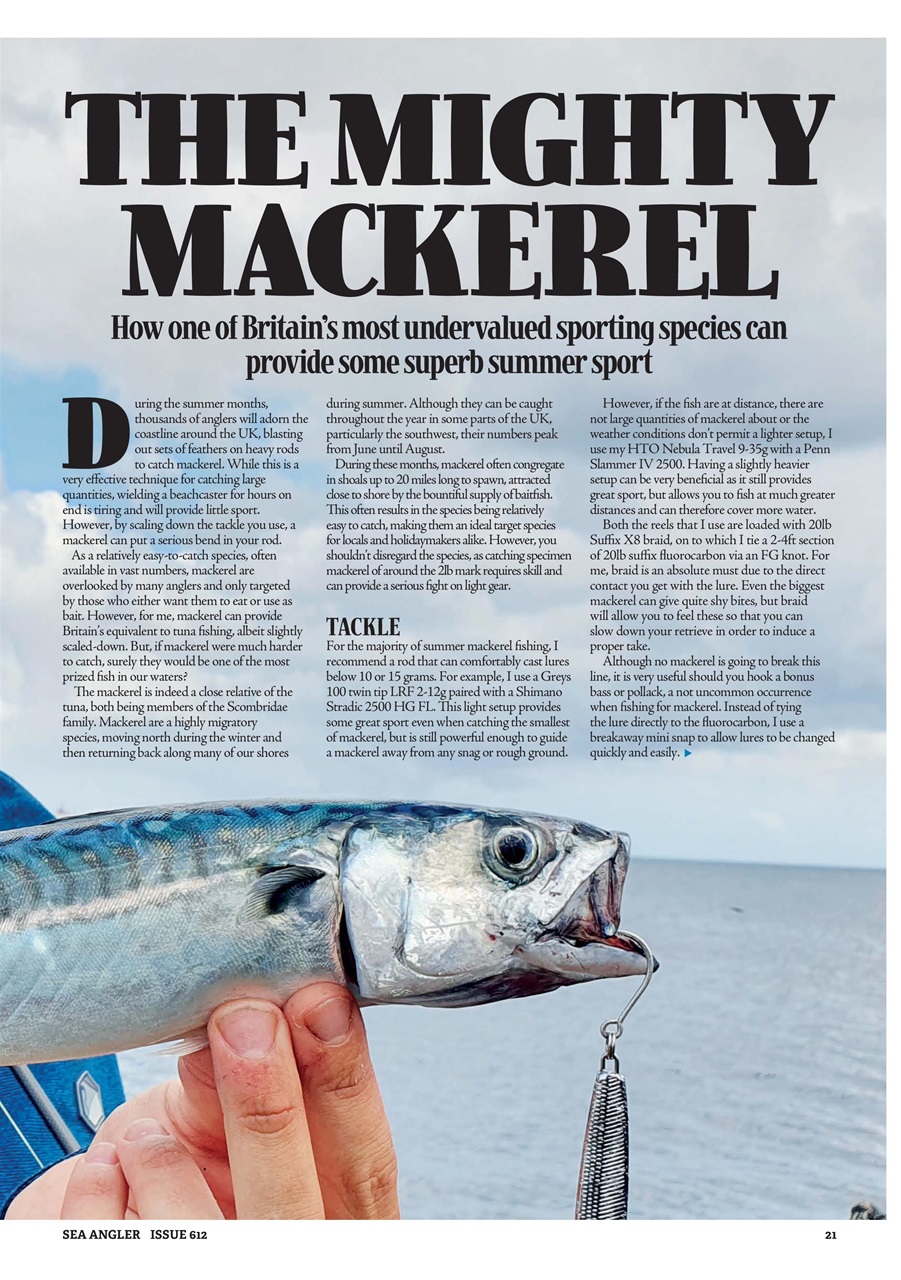 Sea Angler Preview Pages