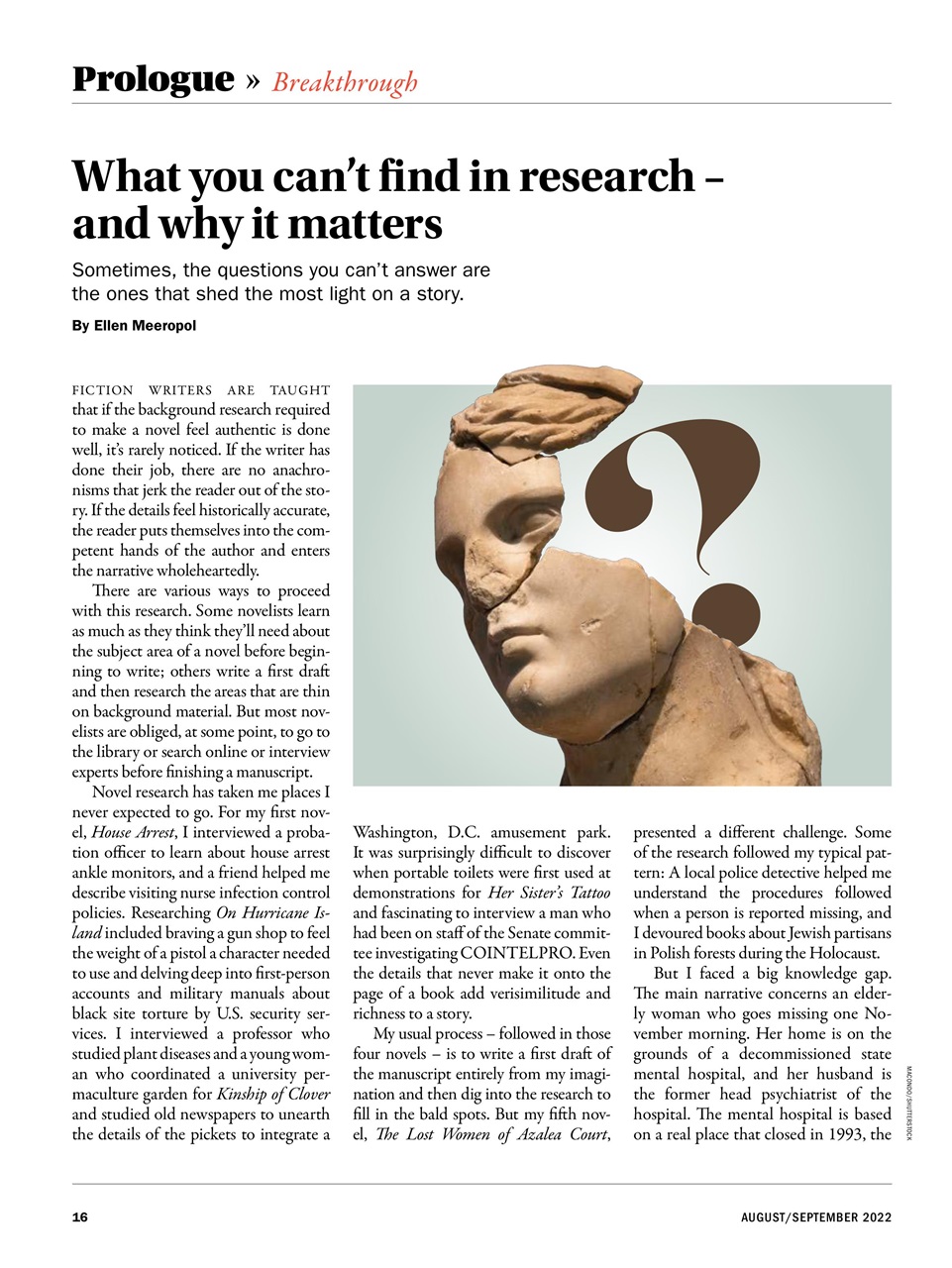 The Writer Preview Pages