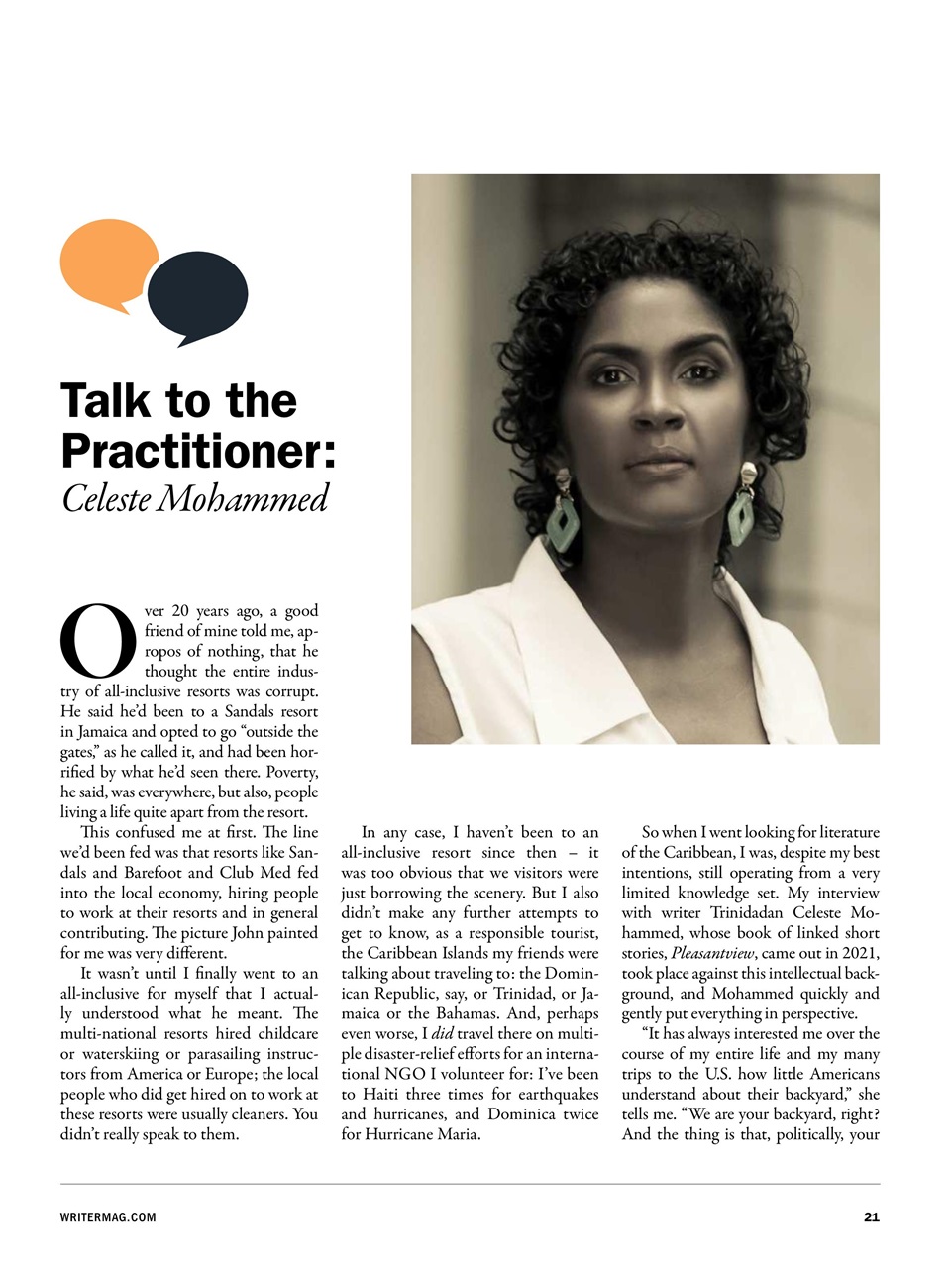 The Writer Preview Pages