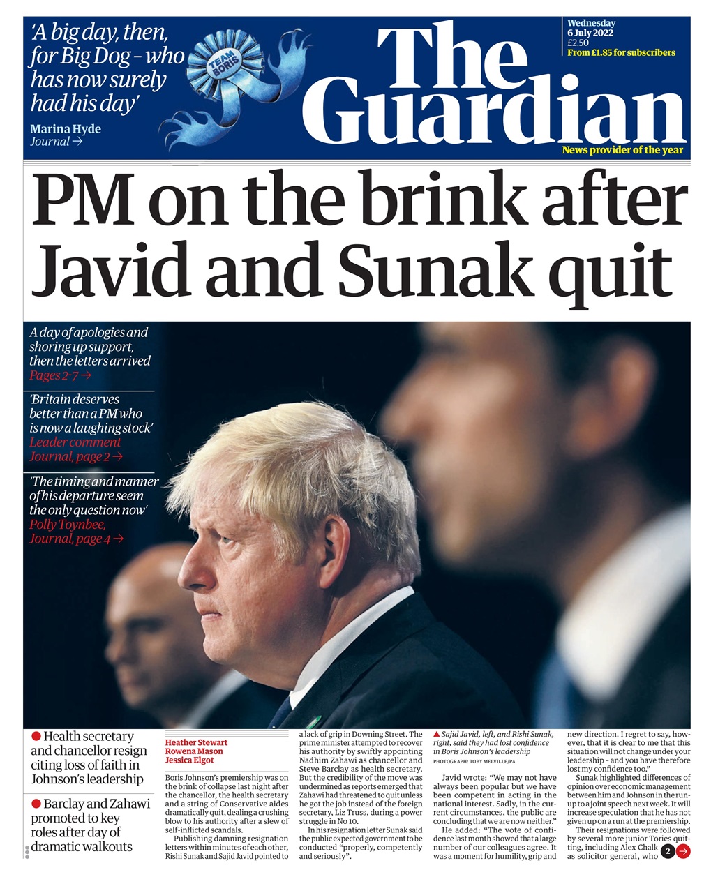 The Guardian Newspaper Preview Pages