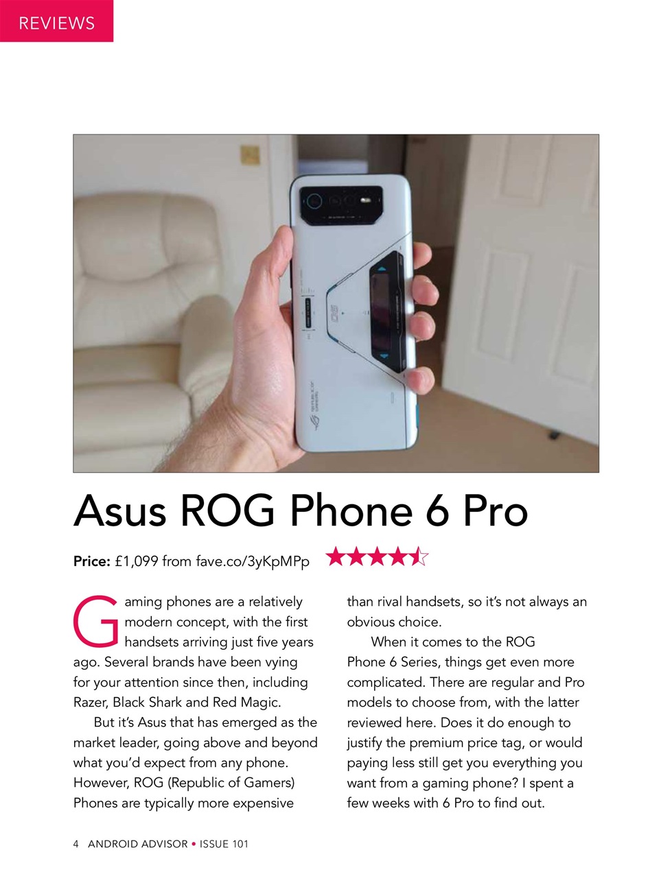 Android Advisor Preview Pages