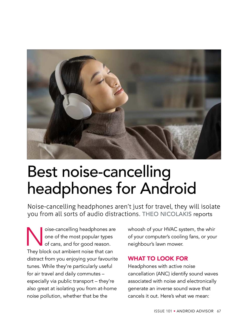 Android Advisor Preview Pages