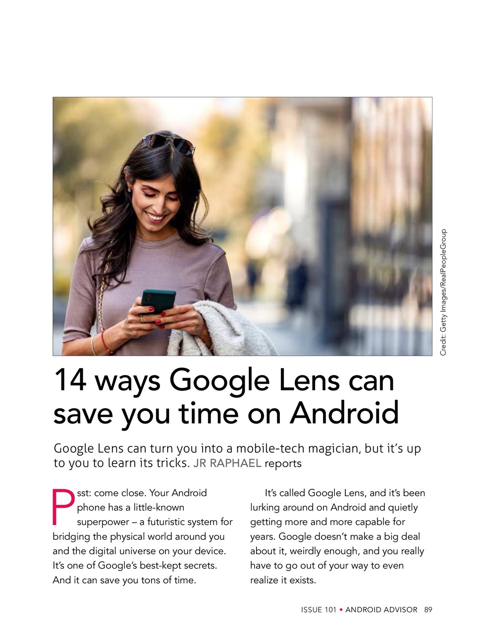 Android Advisor Preview Pages