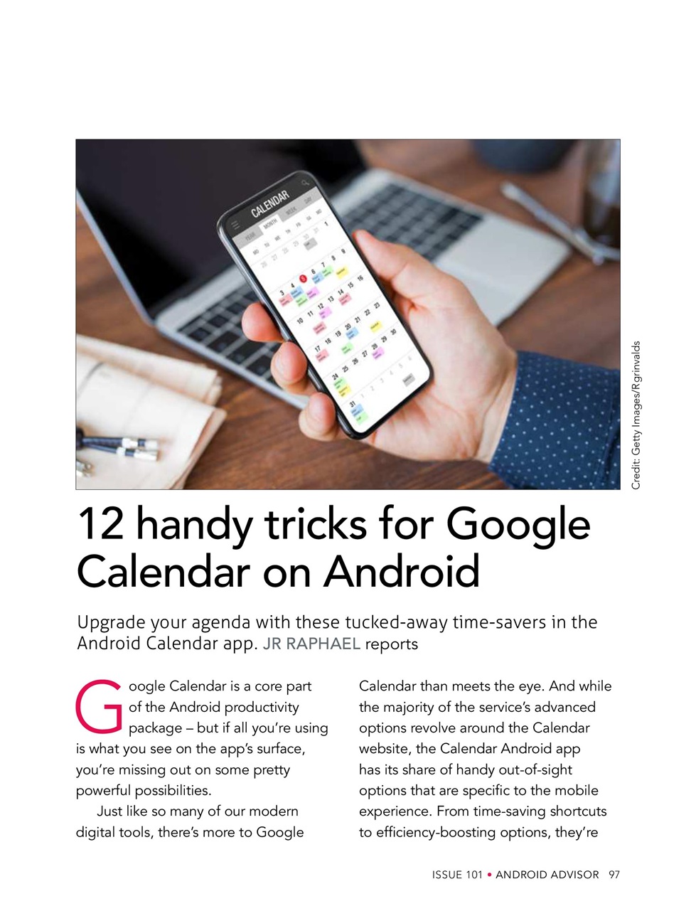 Android Advisor Preview Pages
