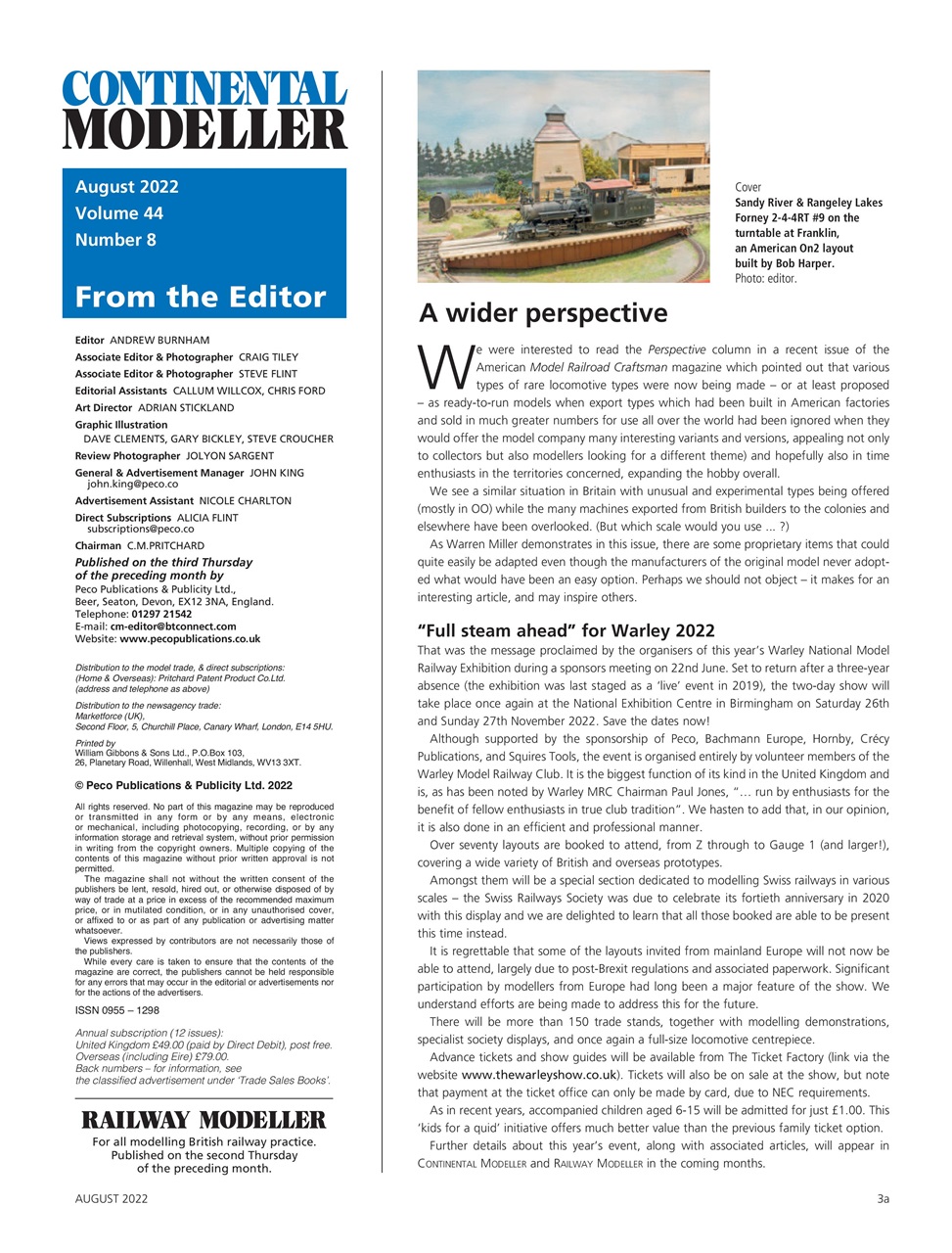 Continental Modeller Preview Pages