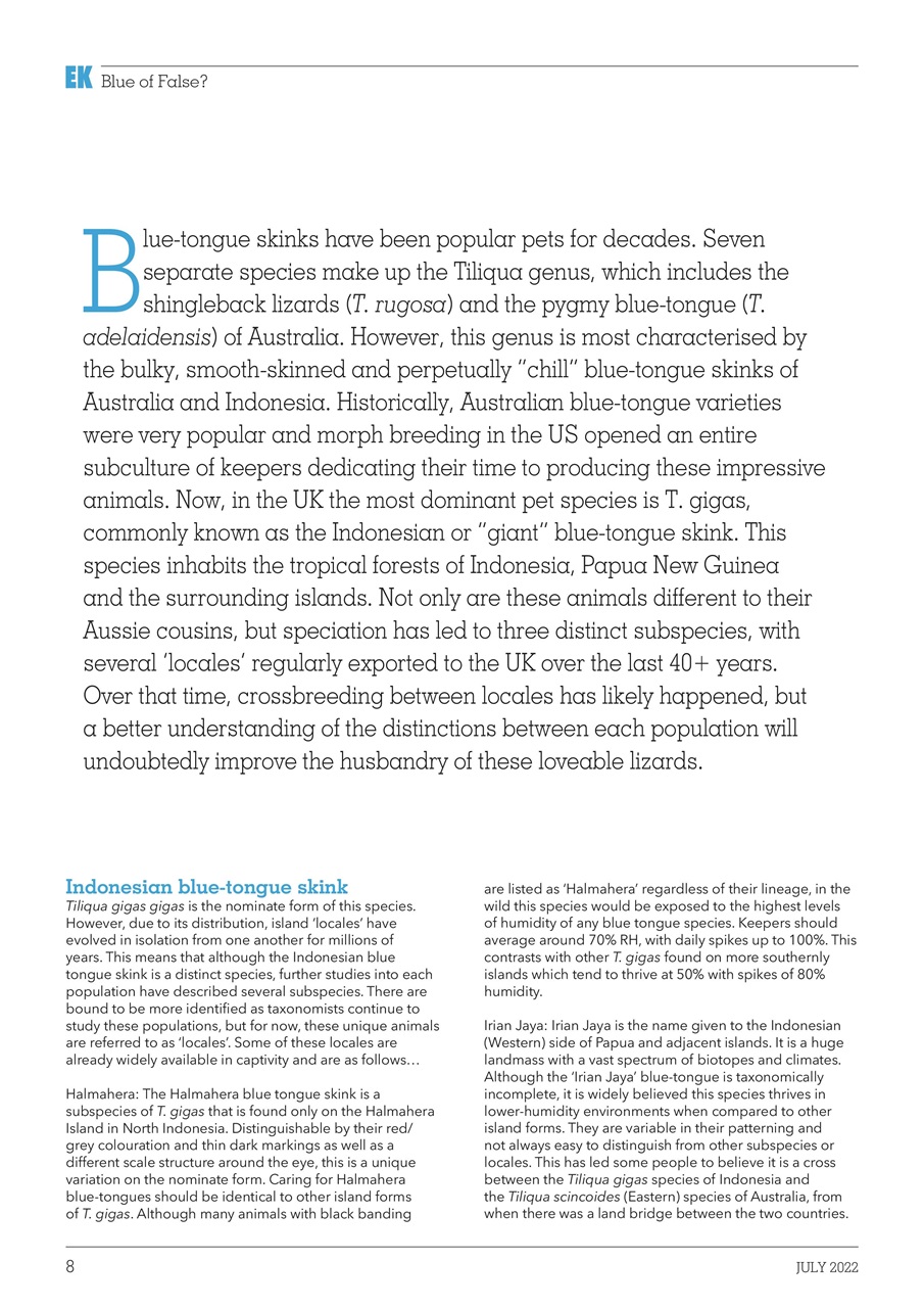 Exotics Keeper Preview Pages