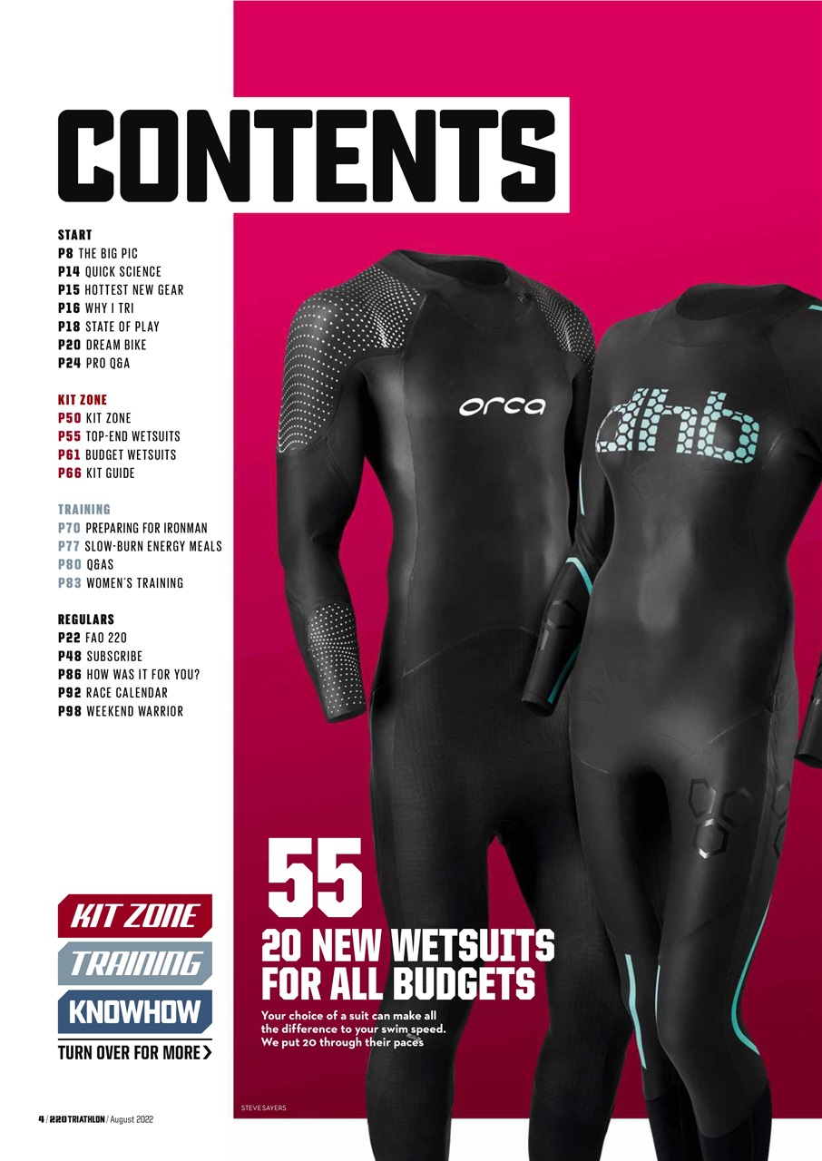 220 Triathlon Magazine Preview Pages