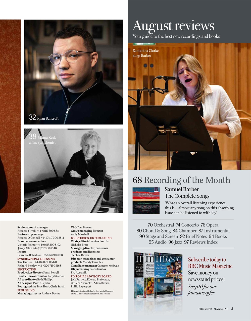 BBC Music Magazine Preview Pages