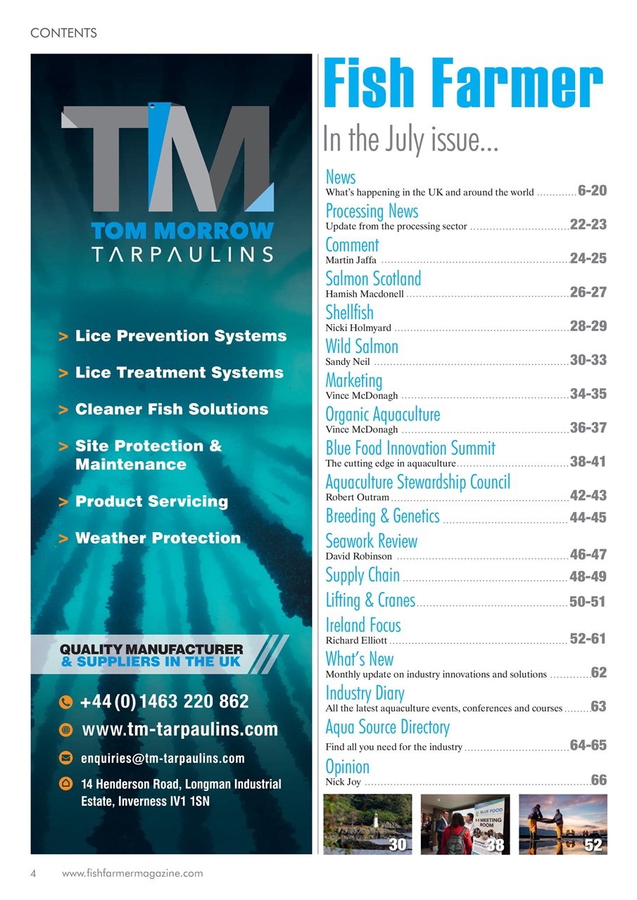 Fish Farmer Magazine Preview Pages