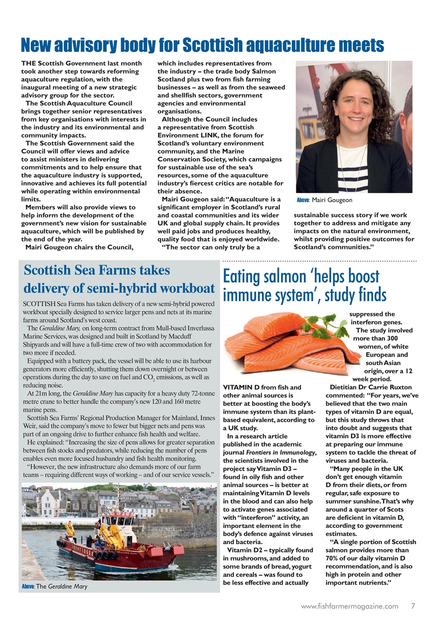 Fish Farmer Magazine Preview Pages