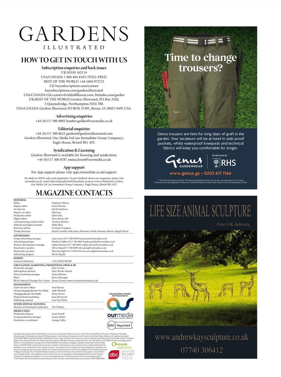 Gardens Illustrated Preview Pages