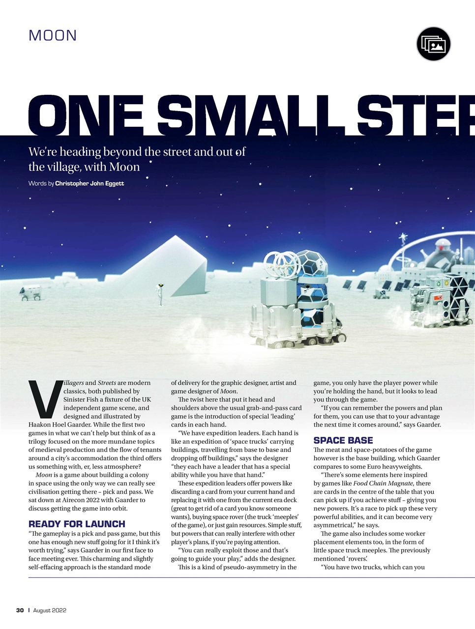 Tabletop Gaming Preview Pages