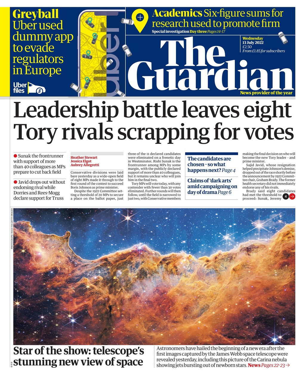 The Guardian Newspaper Preview Pages