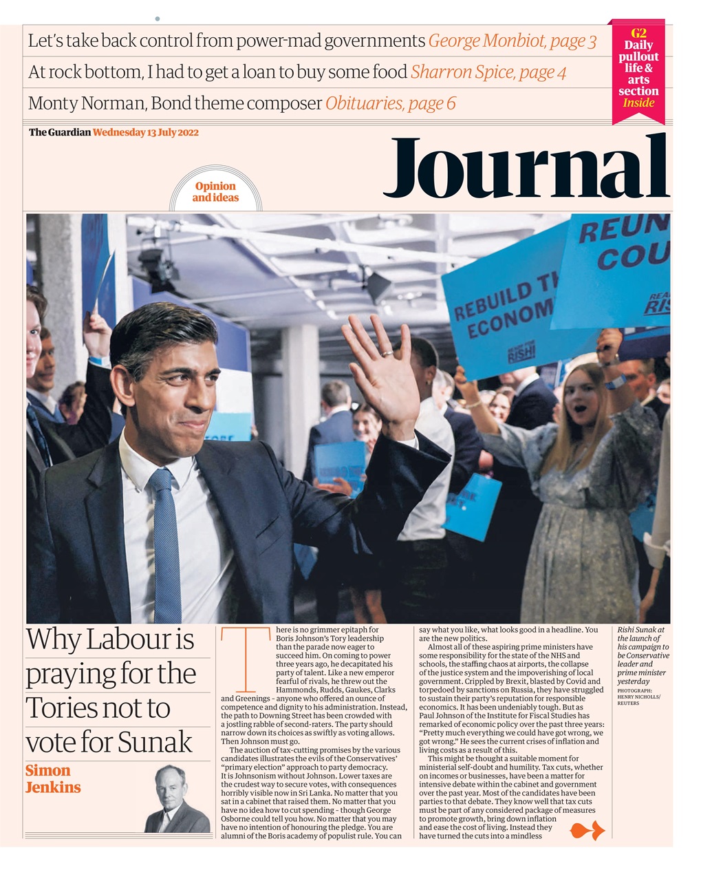 The Guardian Newspaper Preview Pages