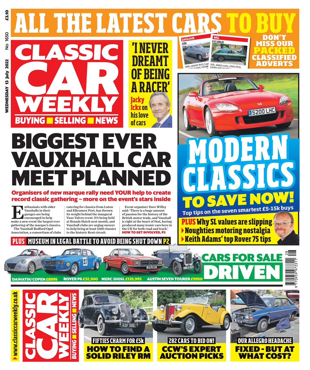 Classic Car Weekly Preview Pages