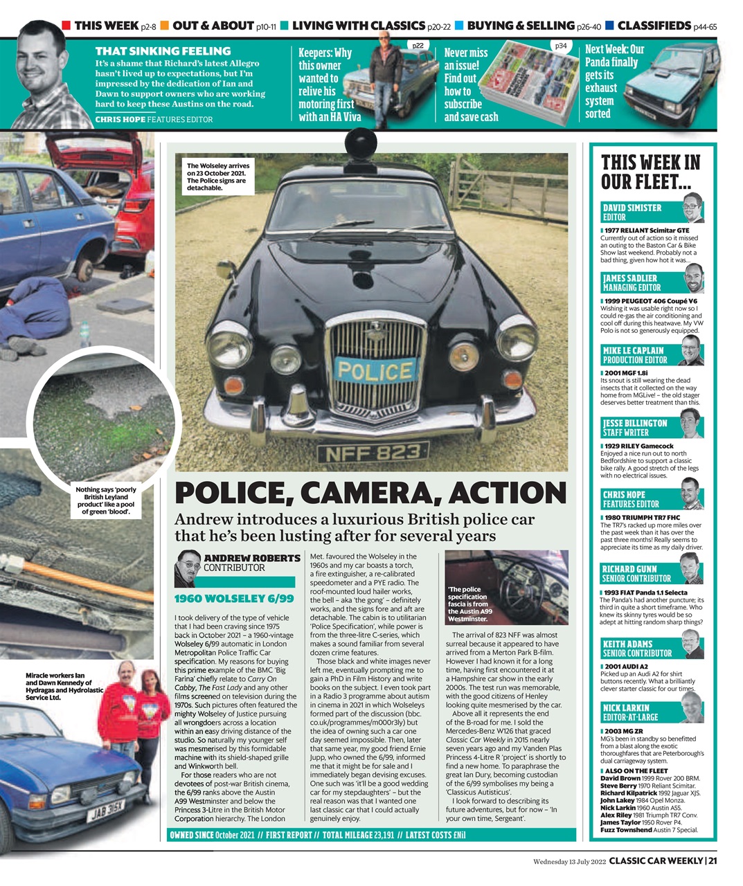 Classic Car Weekly Preview Pages