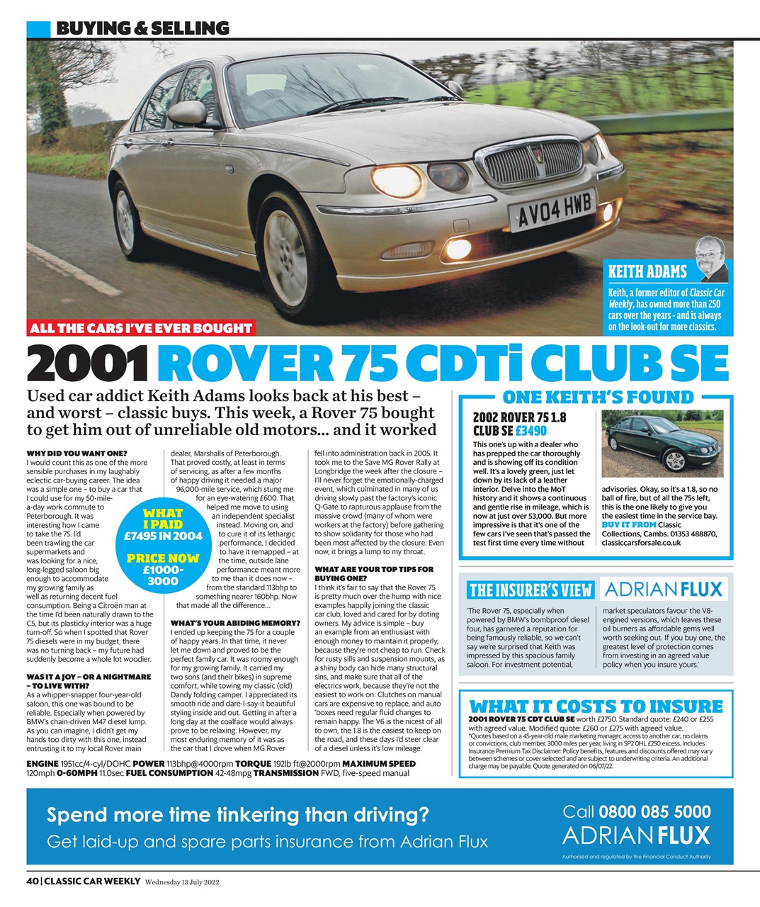 Classic Car Weekly Preview Pages