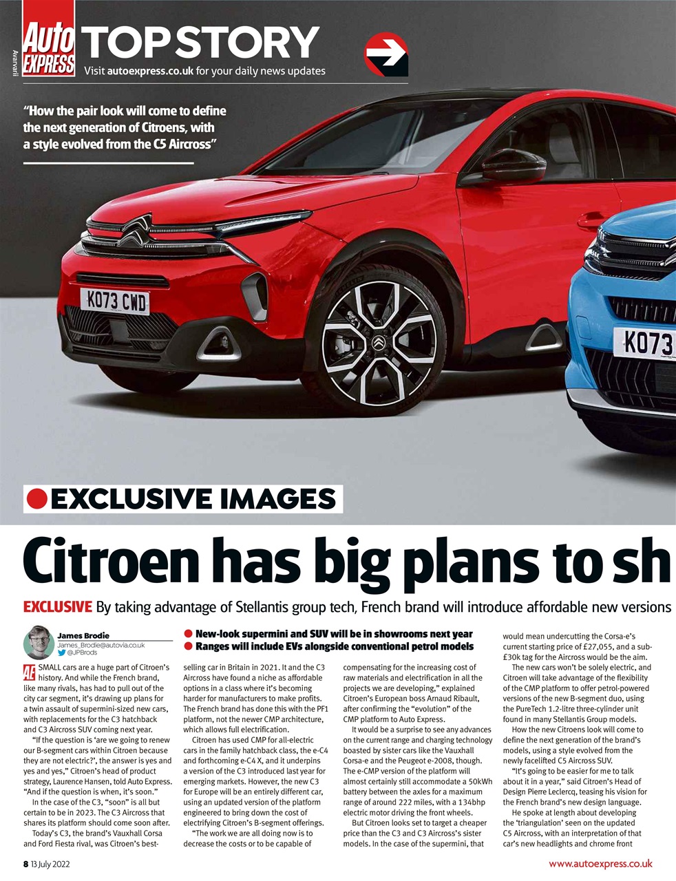 Auto Express Preview Pages