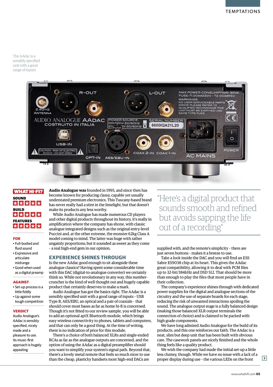 What HiFi Preview Pages