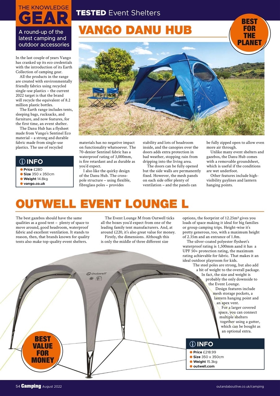 Camping Preview Pages