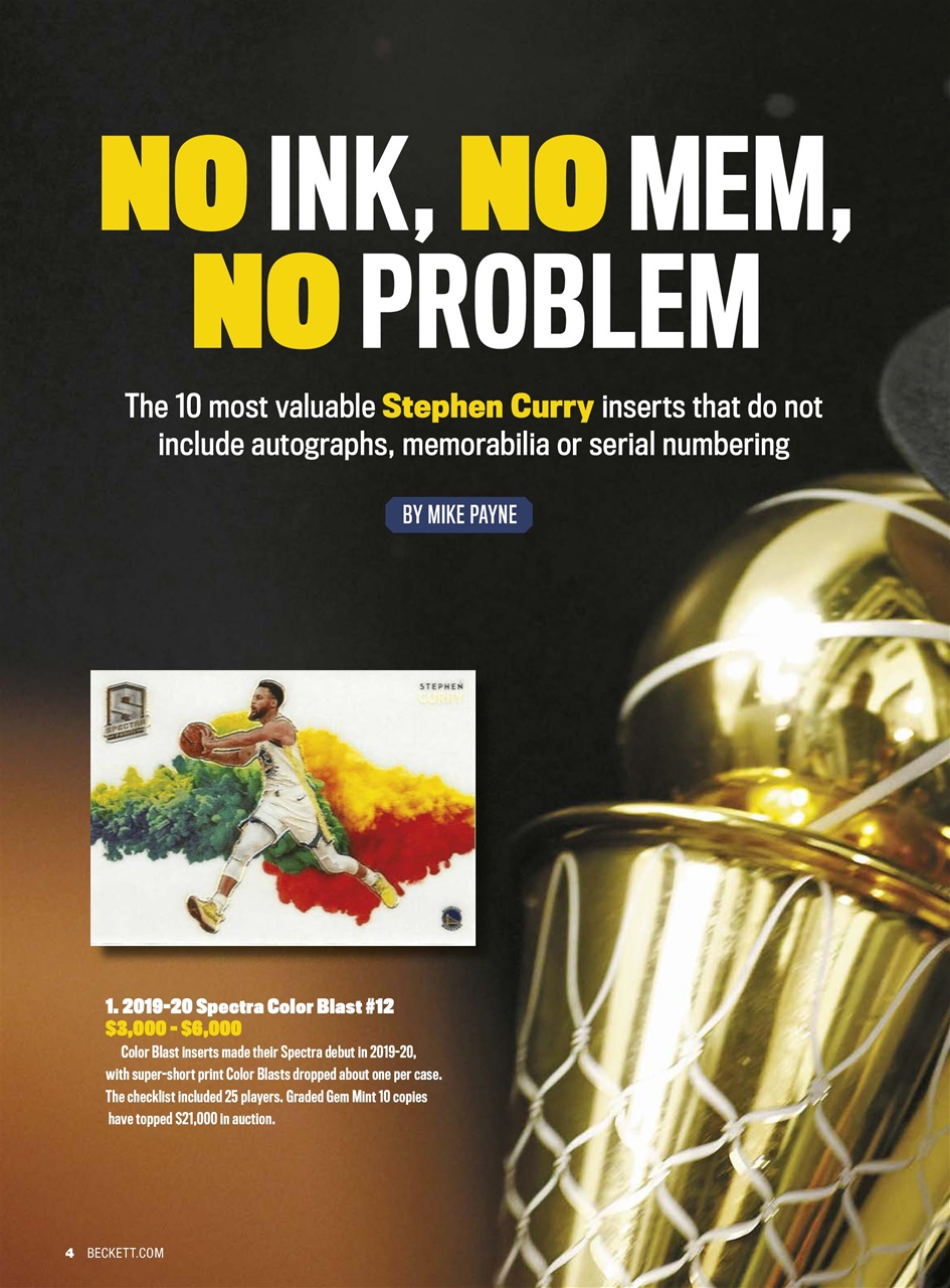 Beckett Basketball Magazine Preview Pages