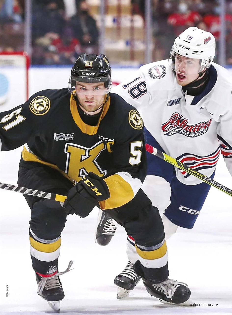 Beckett Hockey Magazine Preview Pages