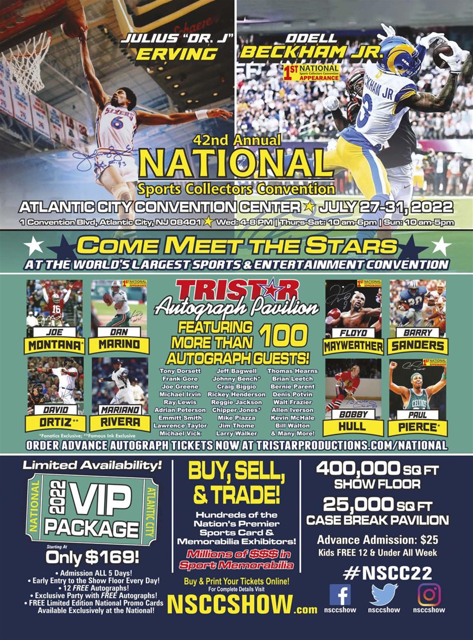 Sports Card Monthly Magazine Preview Pages