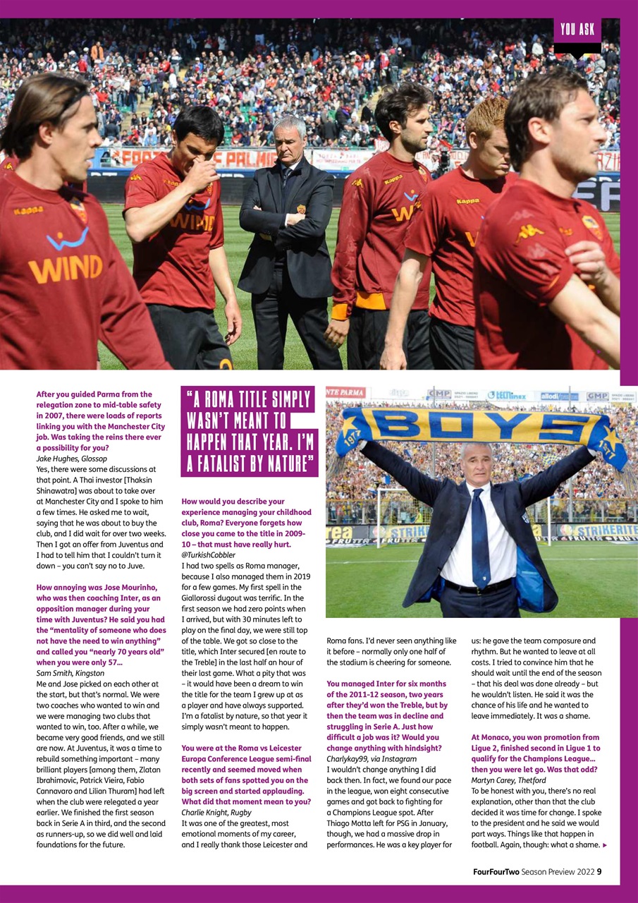 FourFourTwo Preview Pages