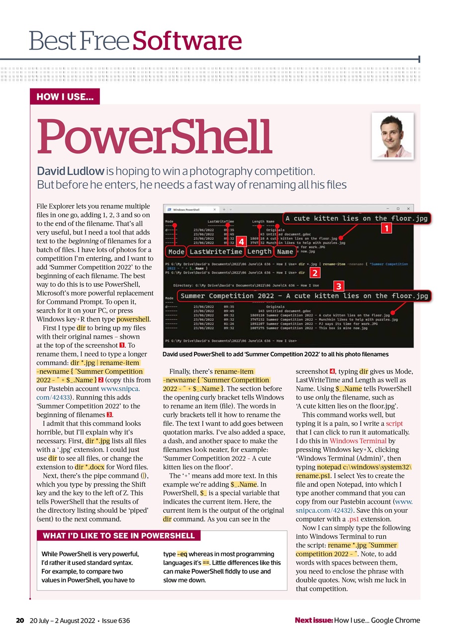 Computer Active Preview Pages