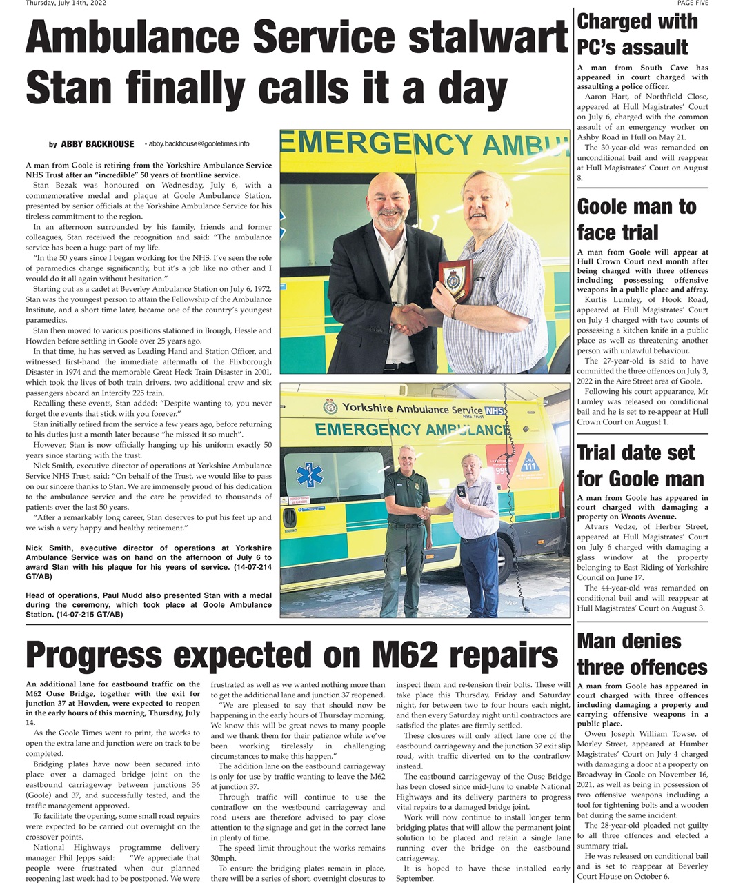 Goole Times Preview Pages